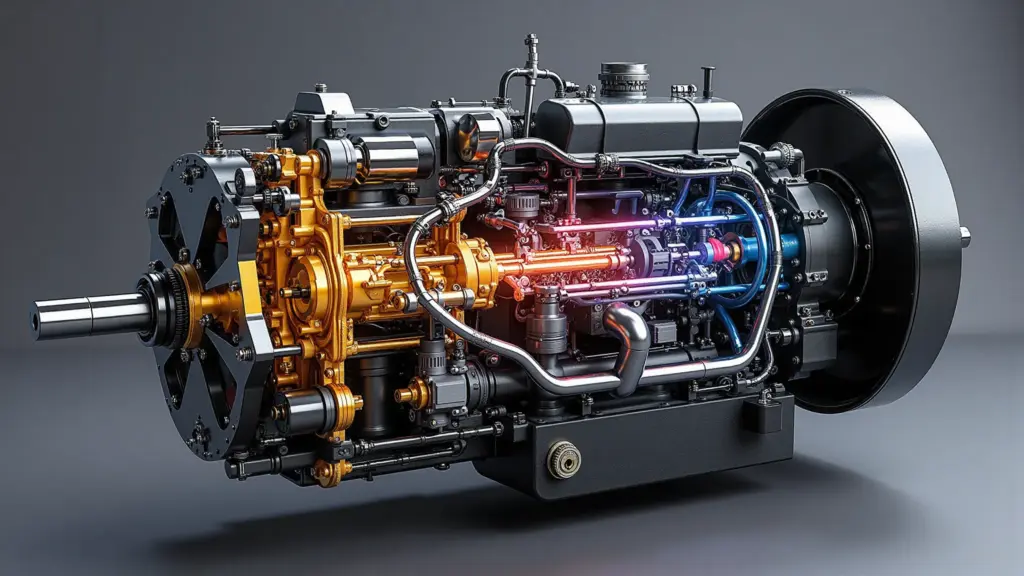 Drive shaft mechanical stress analysis diagram